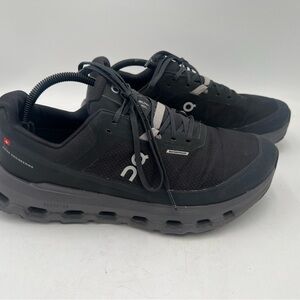 On Men's Cloudvista 2 Waterproof Black Eclipse Size 9.5 OC Trail Running